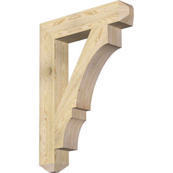 Ekena Millwork Balboa Craftsman Rough Sawn Bracket, Douglas Fir, 6"W x 32"D x 44"H BKT06X32X44BOA04RDF - main